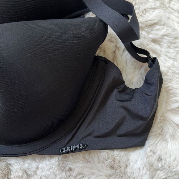 SKIMS Weightless Scoop Bra Onyx Size 36D - Picture 5 of 8